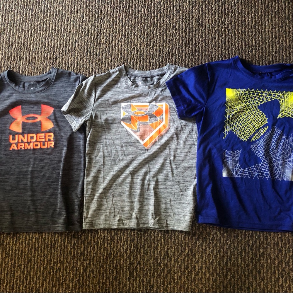 UA size 7 shirts.  3 in total.